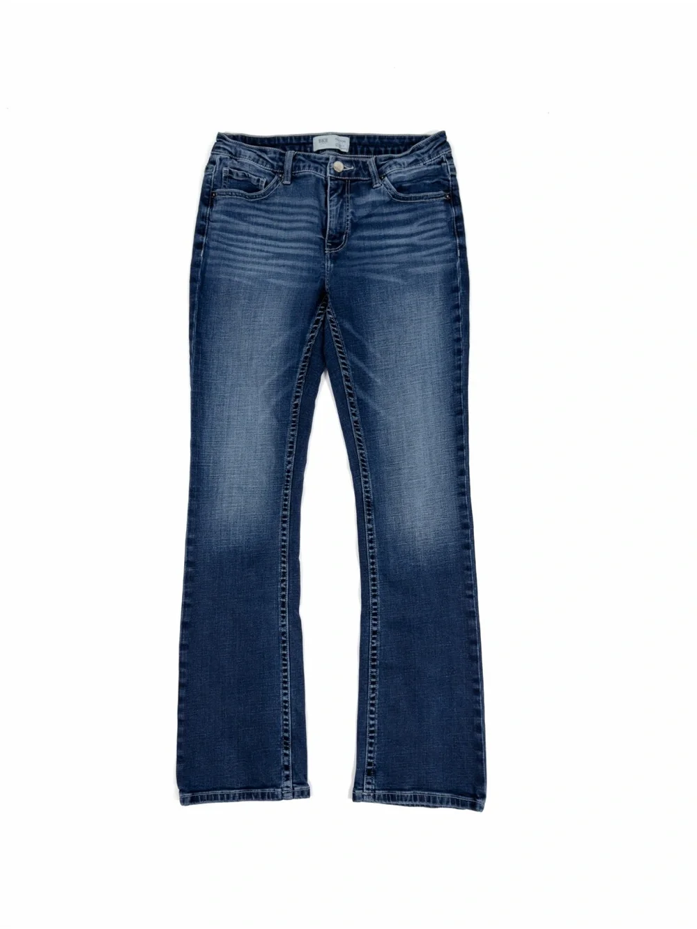 BKE Jeans Payton Mid Rise Bootcut Stretch Womens 30/31.5 (Tag 29/33.5) Dark Wash